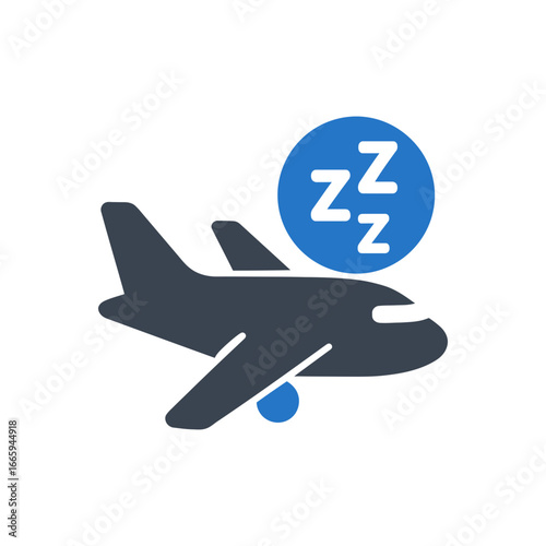 Jet Lag Travel Sleep icon