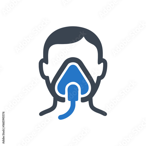 Oxygen Mask Breathing Device icon