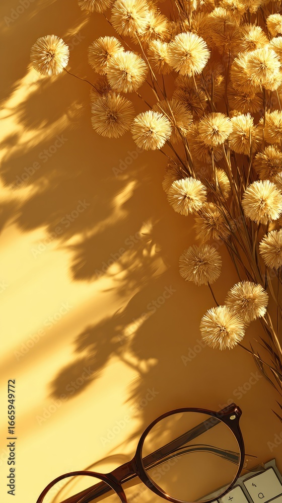 Fototapeta premium Warm Tones and Flowers