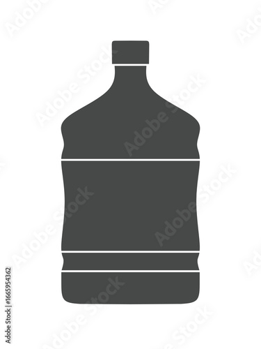 water gallon icon vector on white background