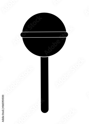 lollipop icon vector on white background. candy icon