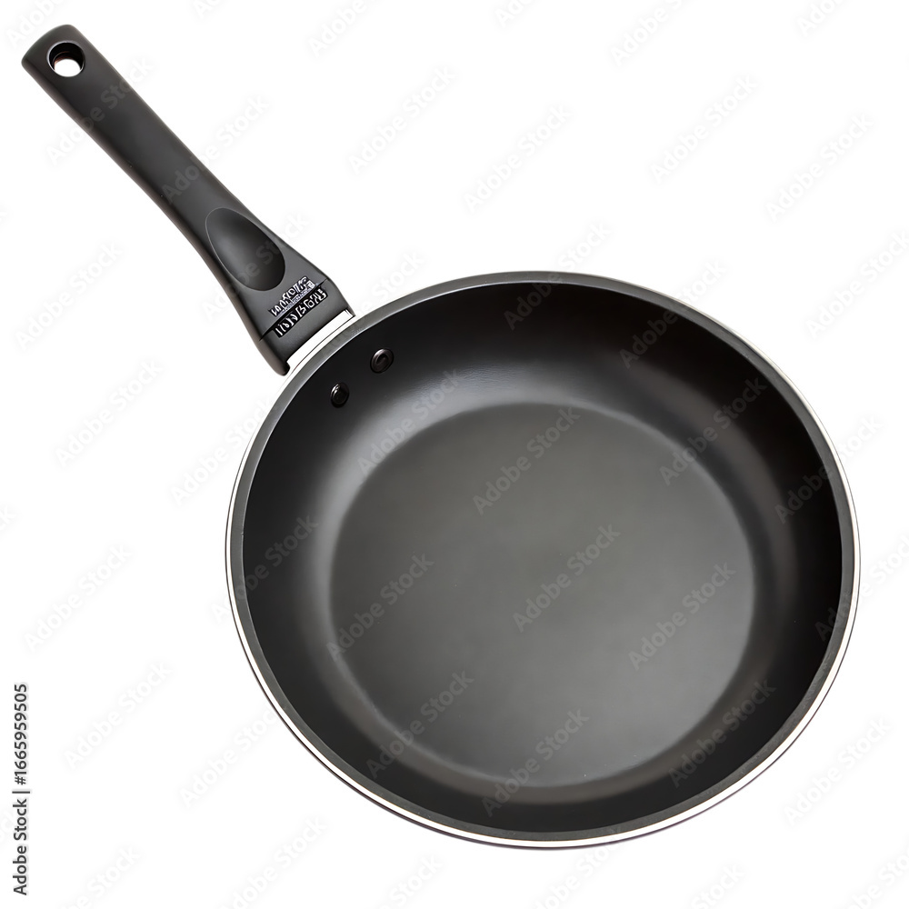 Studio shot of a black frying pan with handle isolated on a contrasting surface for culinary use transparent background Studio shot of a black frying pan with handle isolated on a contrasting surface for culinary use transparent background