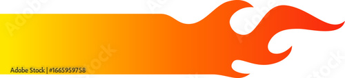 hot fire for lower third copy space element