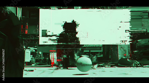 Glitchcore Urban Digital Art