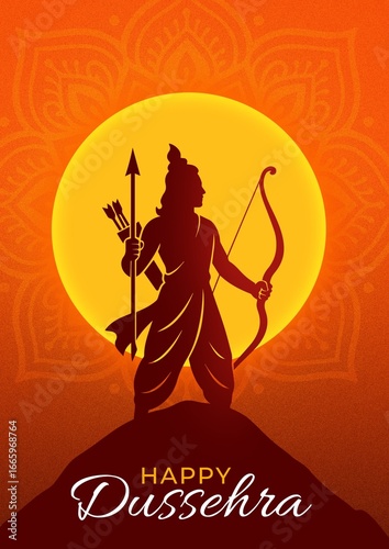 Happy dussehra celebration post design