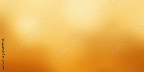 Abstract orange background with a golden gradient, soft waves, and a smooth, metallic texture