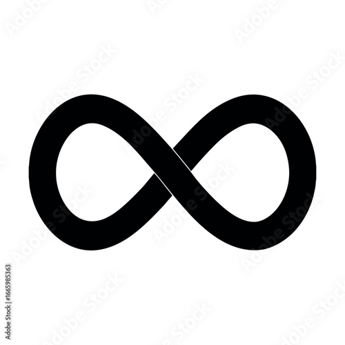 Infinity Symbol Icon Vector Illustration