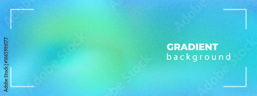 A vibrant gradient background featuring blue and green tones with a subtle noise effect. Ideal for artistic, digital designs, presentations, or website decorations.