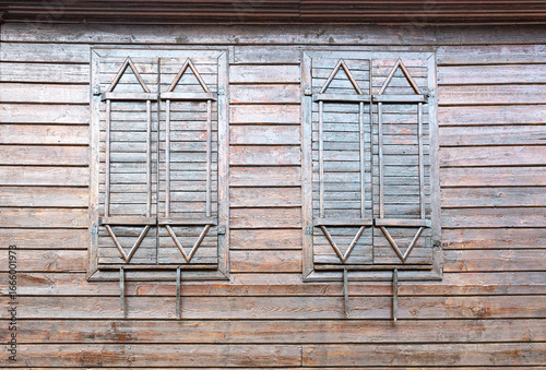 Old wooden window in Sozopol
