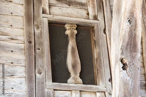 Old wooden window in Sozopol