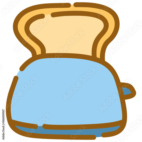 toaster kitchenware vector