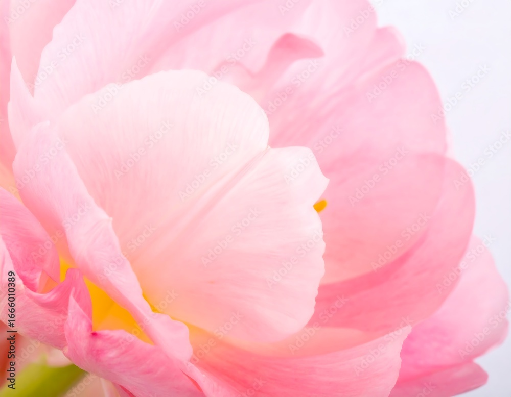 Fototapeta premium Close-up of soft pink flower petals