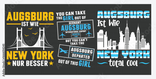 Augsburg shirt,Augsburg, Augsburg Germany,Augsburg personalized shirt,  Augsburg fan tshirt, Augsburg family trip,