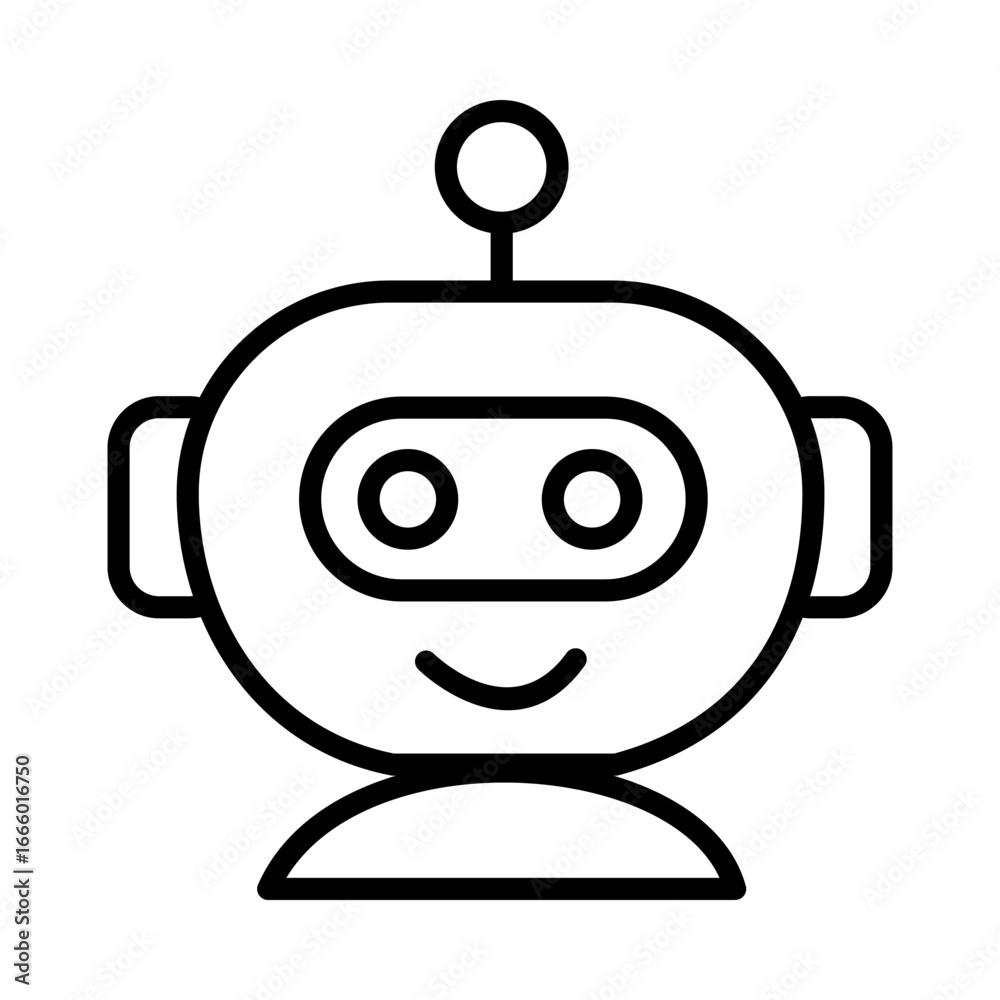 Obraz premium Robotics Technology Icon