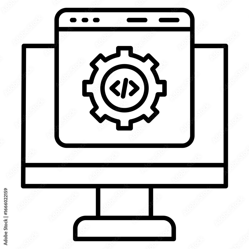 Ide Screen Icon Element For Design Ide Screen Icon Element For Design