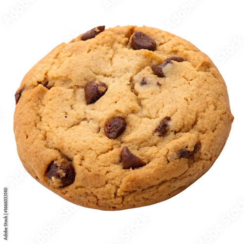 Wallpaper Mural A single homemade chocolate chip cookie isolated on a transparent background png Torontodigital.ca