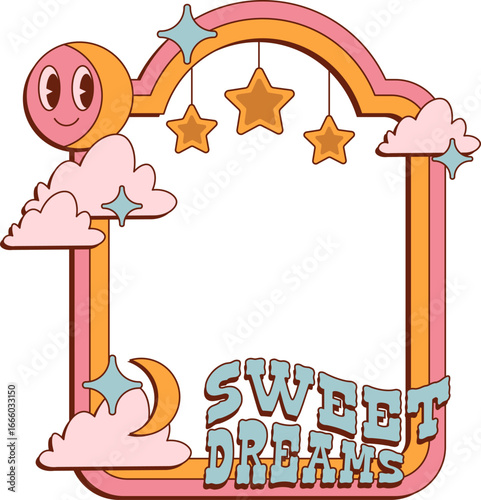 Vintage Groovy Frame