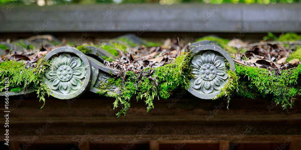 custom made wallpaper toronto digitaldetail of tile and roof of traditional japanese shinto temple
