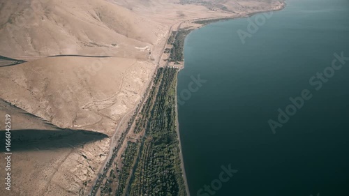 Aerial view of the big lake