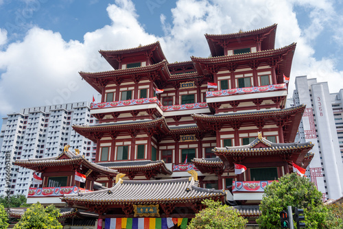 Photography Buddha Tooth Relic Temple and Museum in Chinatown, Singapore