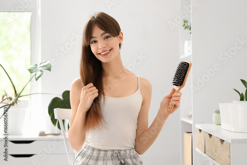 Beautiful young happy woman...