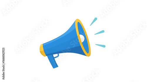 megaphone isolated on white