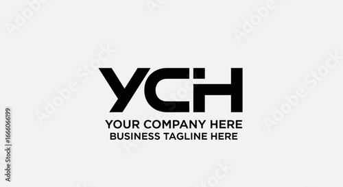 Bold Black "YCH" Monogram Logo with Company Name and Tagline