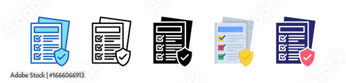 Compliant Multiple Style Icon Set Collection. 