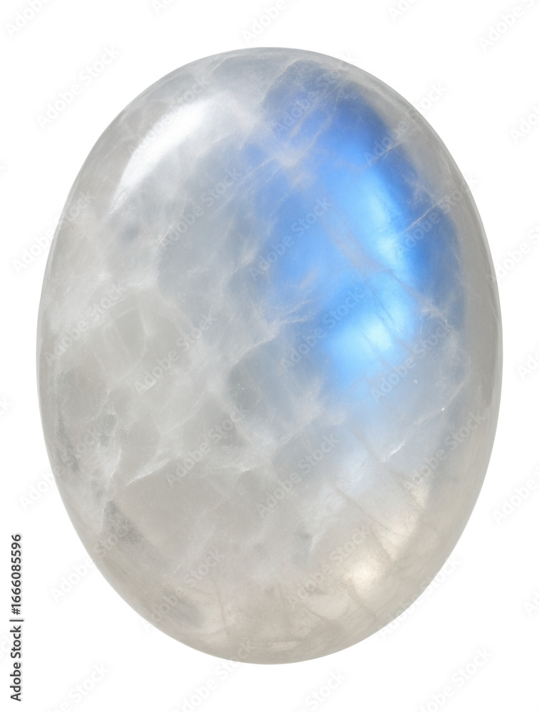 Obraz premium Translucent moonstone with bluish sheen