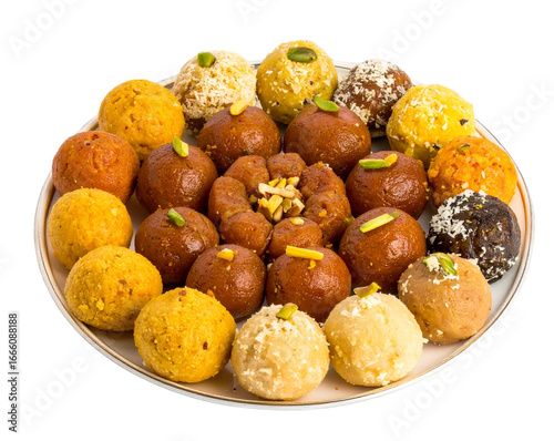 Bangladeshi Traditional Sweets Clipart – Rosogolla, Sandesh, and Mishti