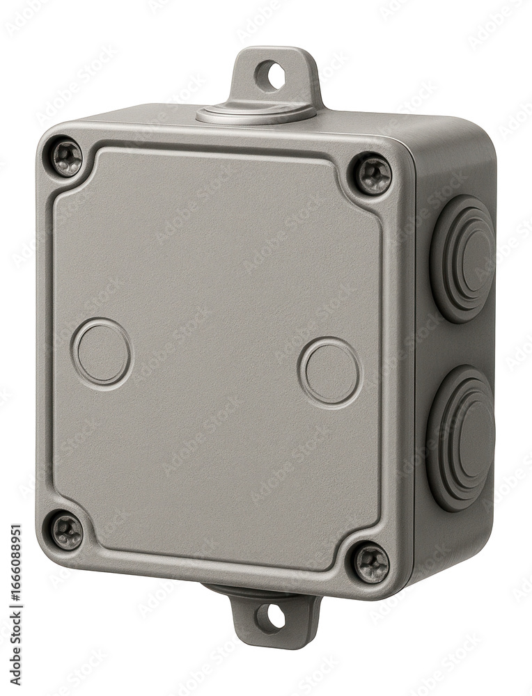 Fototapeta premium Surface-mounted electrical junction box