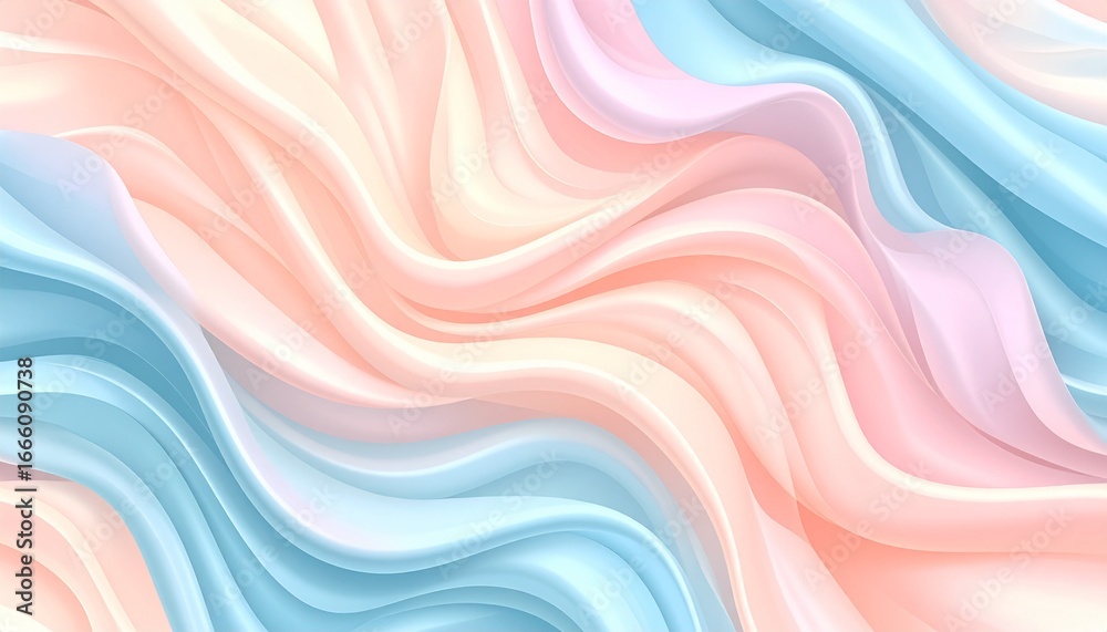 Fototapeta premium Soft Pastel Ripple