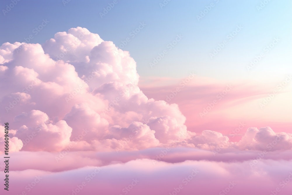 Fototapeta premium Pink background cloud sky backgrounds.