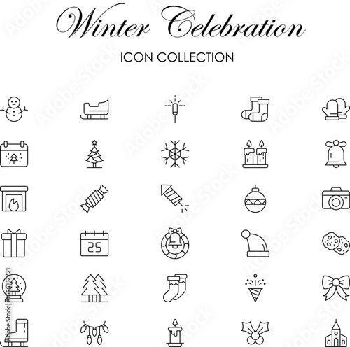 Winter Celebration Icon Collection