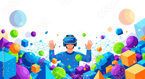 Experience immersive virtual reality with cutting edge technology for gaming and simulations in a digital world