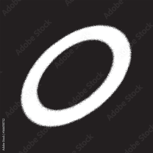 Striking ring of light against black, perfect for modern designs and abstract backgrounds, very unique