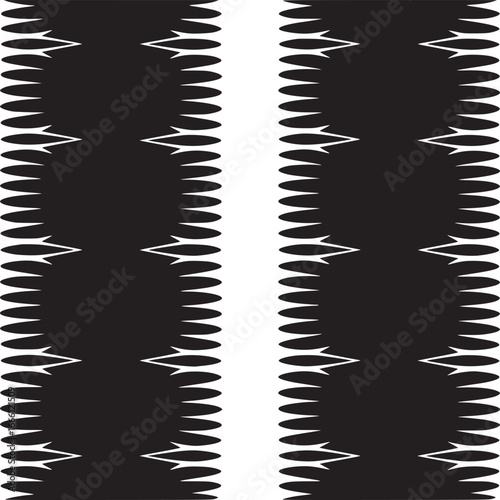 Modern black and white seamless pattern offers elegant texture for designers seeking striking visual impact
