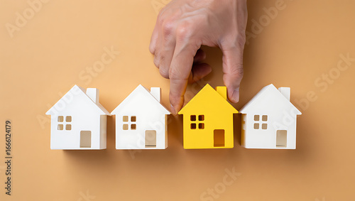 Choosing the perfect home among many similar options finding the best property to invest in real estate market opportunities