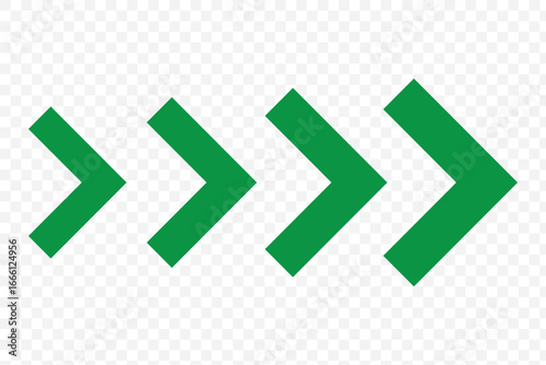 colourful arrow. dynamic moving arrow representing speed, acceleration, fast. transparent png and vector illustration. EPS 10.