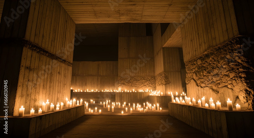 Wallpaper Mural Candlelight Display Interior Architecture & Atmospheric Ambiance Torontodigital.ca