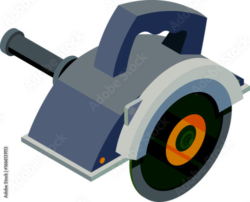 Power Tools Isometric Vector Icons Set