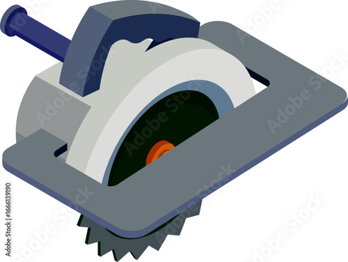 Power Tools Isometric Vector Icons Set