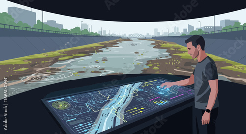 Futuristic analysis of river ecosystem using advanced digital interface station