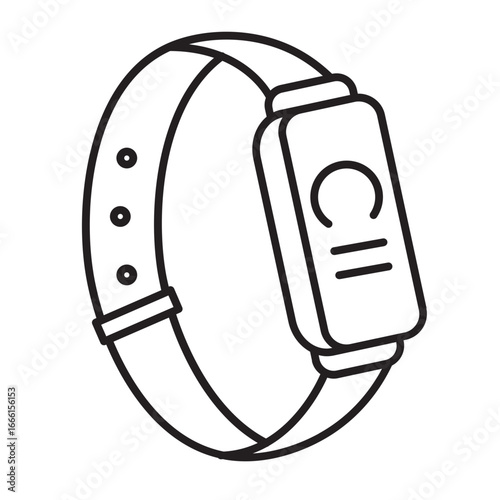 Smartwatch wearable gadget line icon