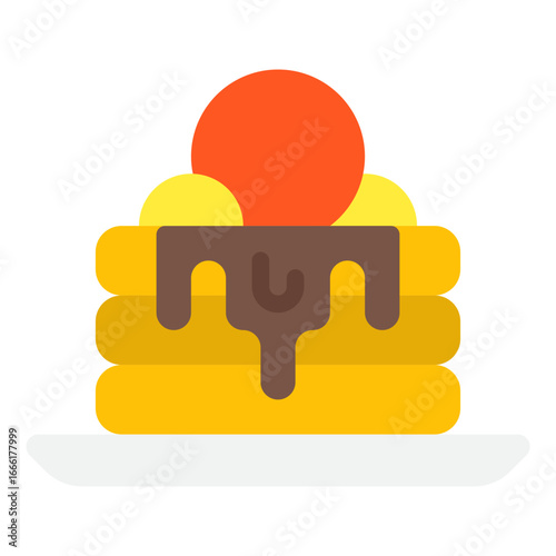 Siam Pancake Vector Icon