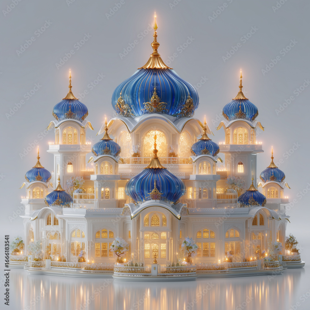 Obraz premium mosque at night