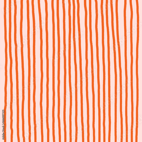 Orange stripes pattern boho chic background