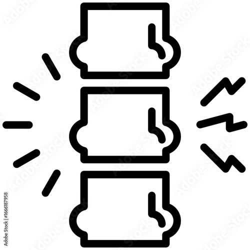 physiotherapy icon isolated on white background. vector illustration icon for medical checkup