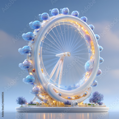ferris wheel at night