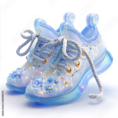 blue baby shoes